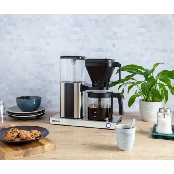 Tomado TCM1301S Koffiezetapparaat 1.25L RVS/Zwart - Afbeelding 6