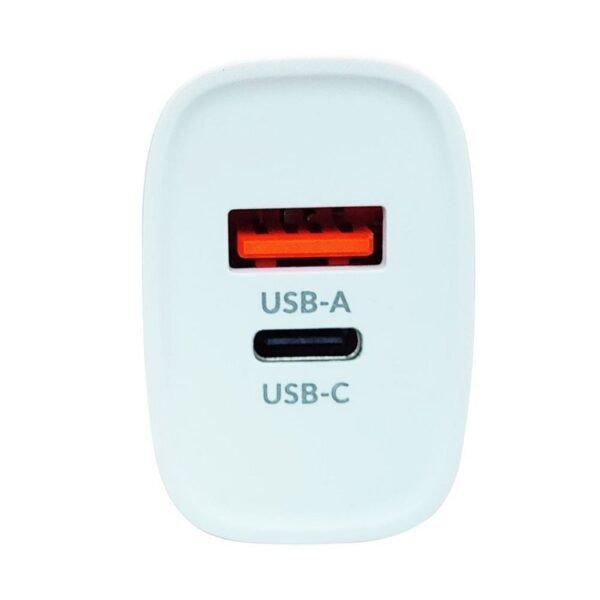 Scanpart GSM Lader USB-A en USB-C 25W Wit - Afbeelding 2