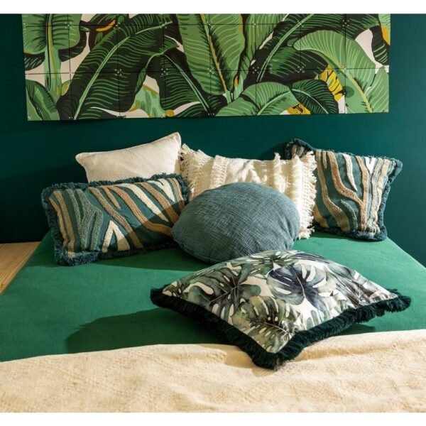 Dutch Decor Fauna Sierkussen 45x45 cm Groen - Afbeelding 4