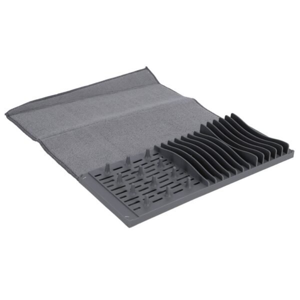 Afdruiprek met Afdruipmat 38x48 cm Antraciet - Afbeelding 4