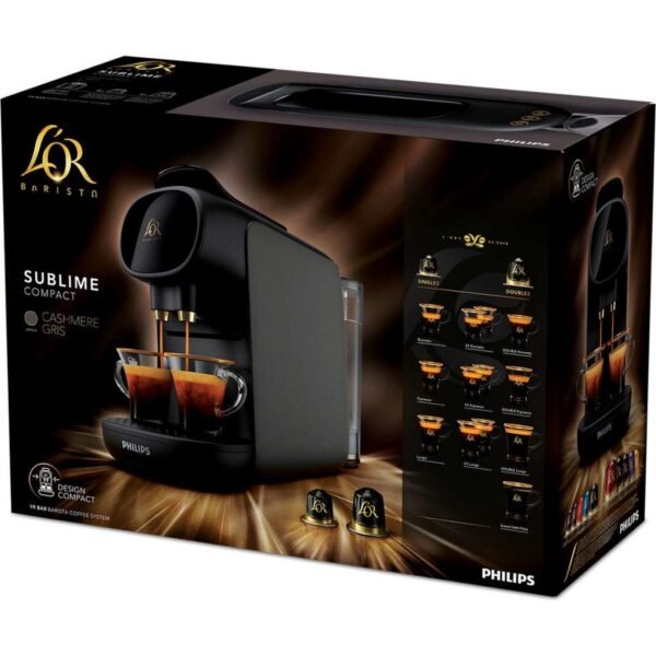 Philips LM9012/20 L'Or Barista Sublime Koffiecupmachine Zwart/Grijs - Afbeelding 5