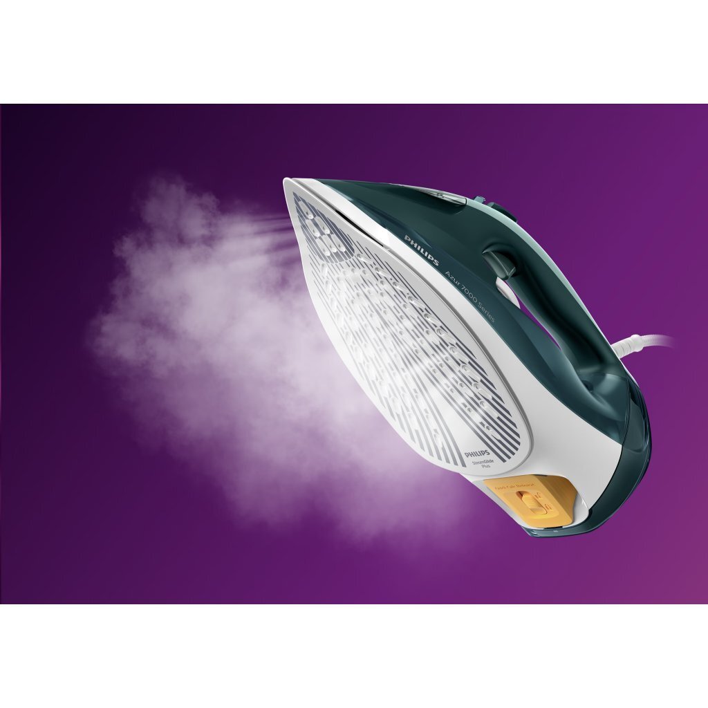 Philips DST7031/70 Azur 7000 Series Stoomstrijkijzer Groen - Afbeelding 3