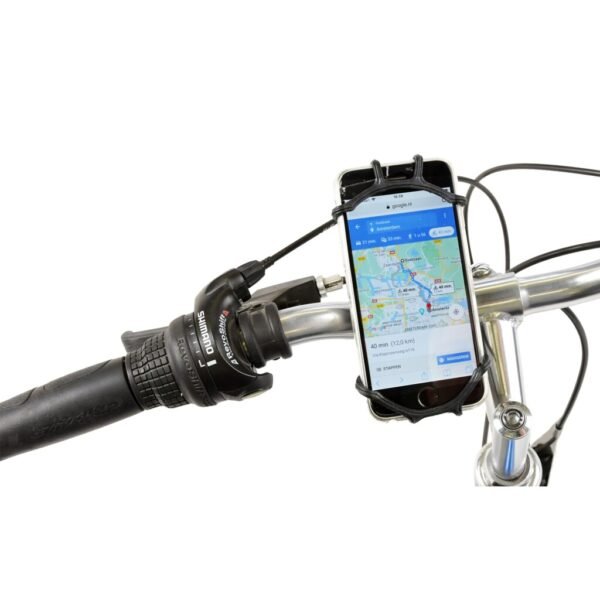 XQ Max Fiets Telefoonhouder Zwart - Afbeelding 2
