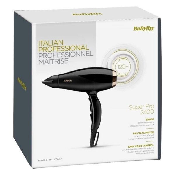 Babyliss 6714E Super Pro 2300 Föhn Zwart - Afbeelding 3