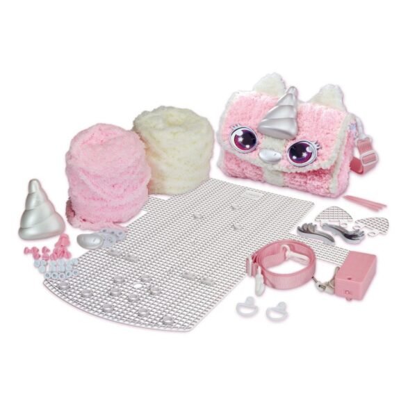 VTech Kid'Couture Unicorn Creëer & Leer Handtas + Licht en Geluid Wit/Roze - Afbeelding 2