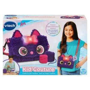 VTech Kid'Couture Cat Creëer & Leer Handtas + Licht en Geluid Paars/Roze