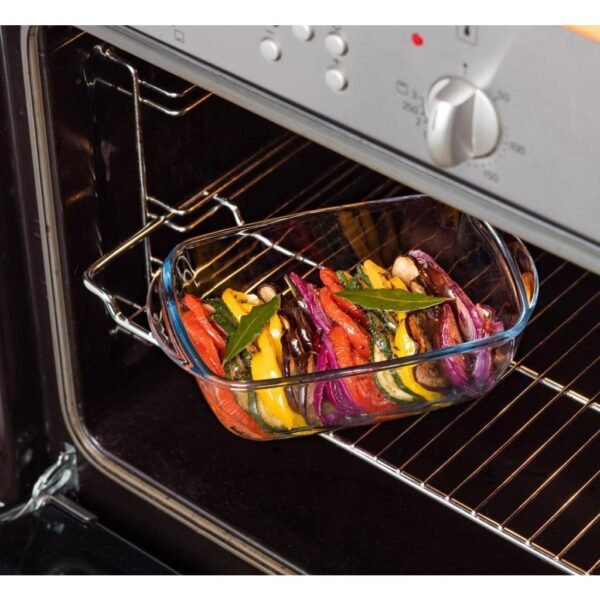 Pyrex Cook and Store Vershoudbakje met Deksel 1L Glas/Groen/Transparant - Afbeelding 3