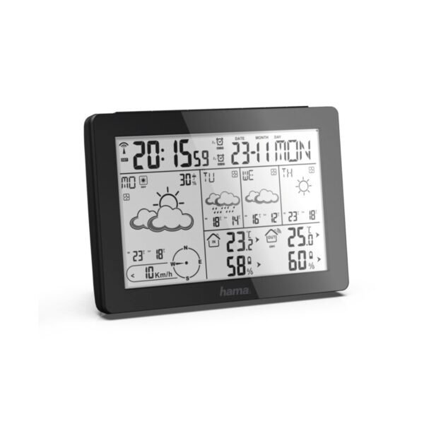 Hama Weersvoorspelling-centrum Meteotime Zwart - Afbeelding 2