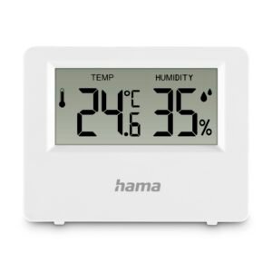 Hama Thermometer + Hygrometer voor Binnen en Buiten Wit