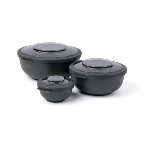 Amuse Tylla Foodbowl 200 + 1000 + 2000 ml Zwart - Afbeelding 2