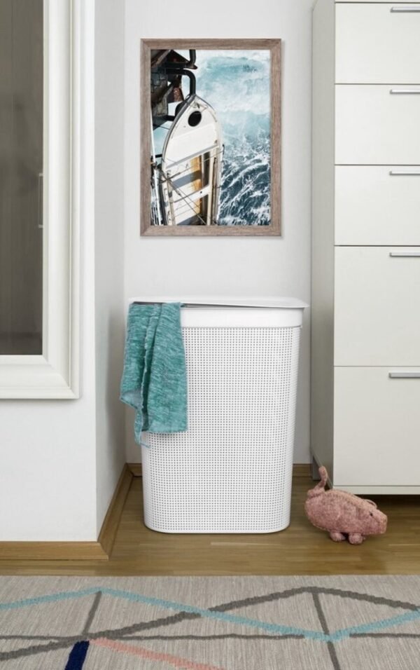 Rotho Wasverzamelaar Brisen 50 L Wit - Afbeelding 2