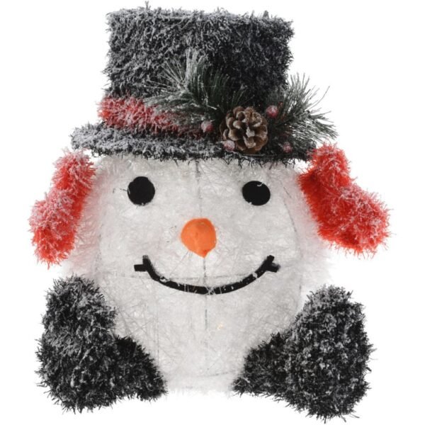 LED Sneeuwpop 36/42 cm Assorti - Afbeelding 2