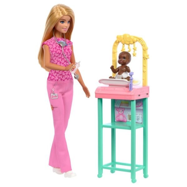 Barbie Career Baby Dokter Speelset - Afbeelding 2