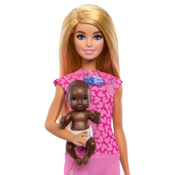 Barbie Career Baby Dokter Speelset - Afbeelding 4