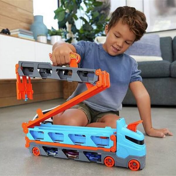 Hot Wheels Speedway Transportwagen + 3 Auto's - Afbeelding 3