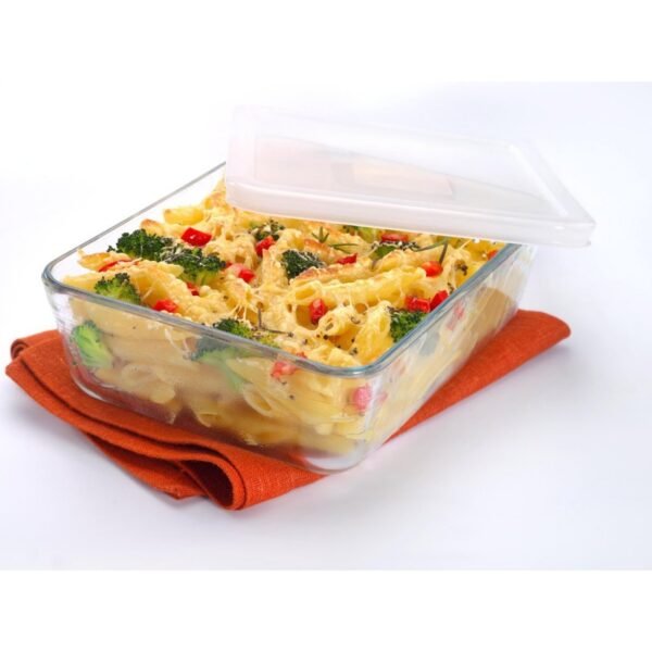 Pyrex Cook & Freeze Glazen Ovenschaal + Deksel 4L Transparant - Afbeelding 2