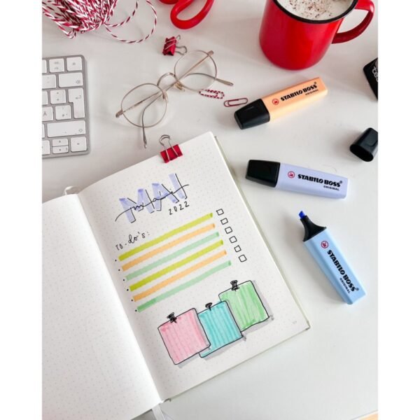 Stabilo Boss Original Markeerstiften Pastel 4 Stuks - Afbeelding 3