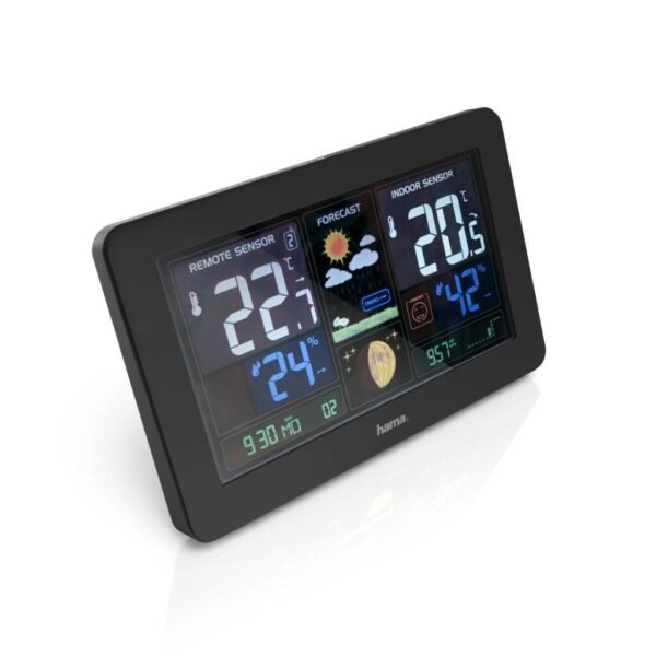 Hama Weerstation Premium Met Led-kleurendisplay En USB-oplaadfunctie - Afbeelding 2