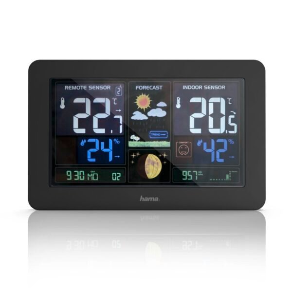 Hama Weerstation Premium Met Led-kleurendisplay En USB-oplaadfunctie - Afbeelding 3