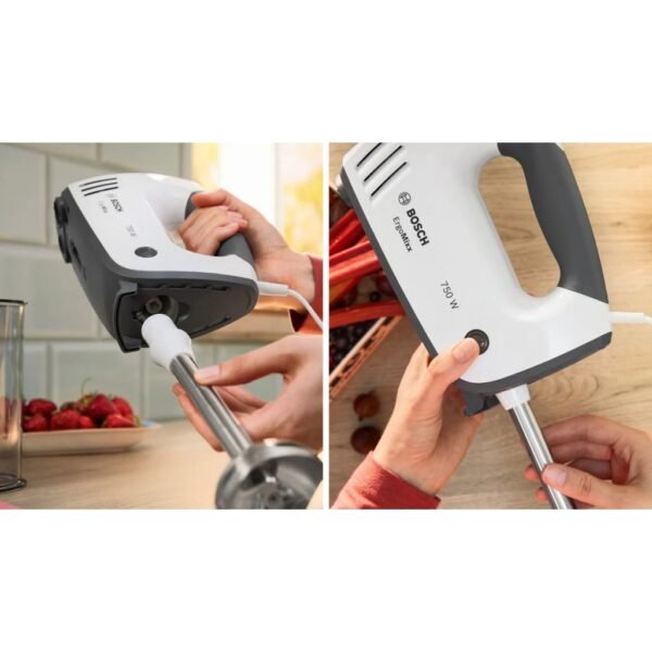 Bosch MFQ37470 ErgoMixx Handmixer Wit/Grijs - Afbeelding 3