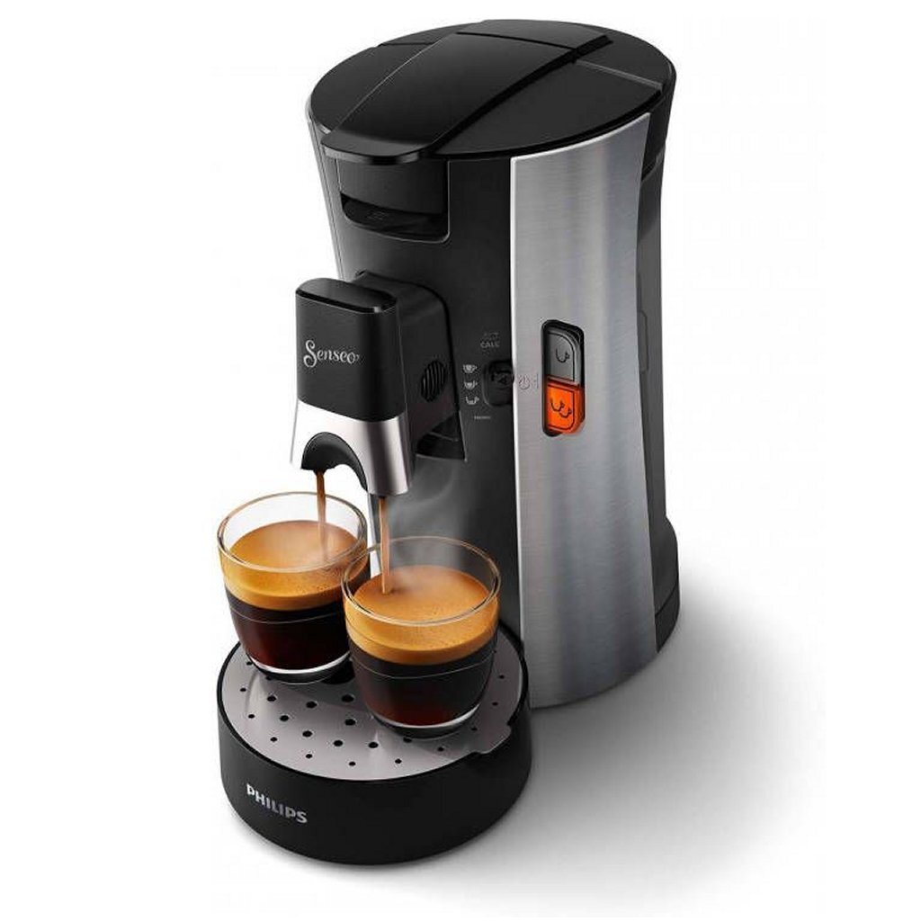Philips CSA250/10 Senseo Intensity Plus Koffiepadmachine Zwart/RVS - Afbeelding 2
