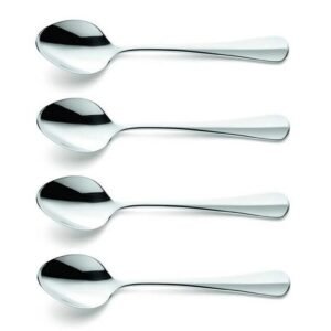Amefa Baguette Koffielepel 4 Stuks Zilver