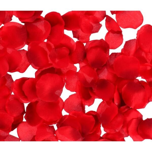 Rozenblaadjes in Giftbox Hart Rood/Transparant - Afbeelding 3