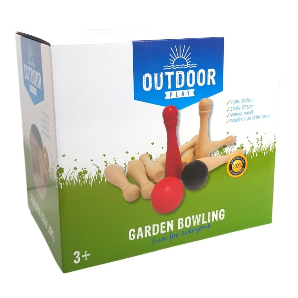 Outdoor Play Tuin Bowlen Hout - Afbeelding 2