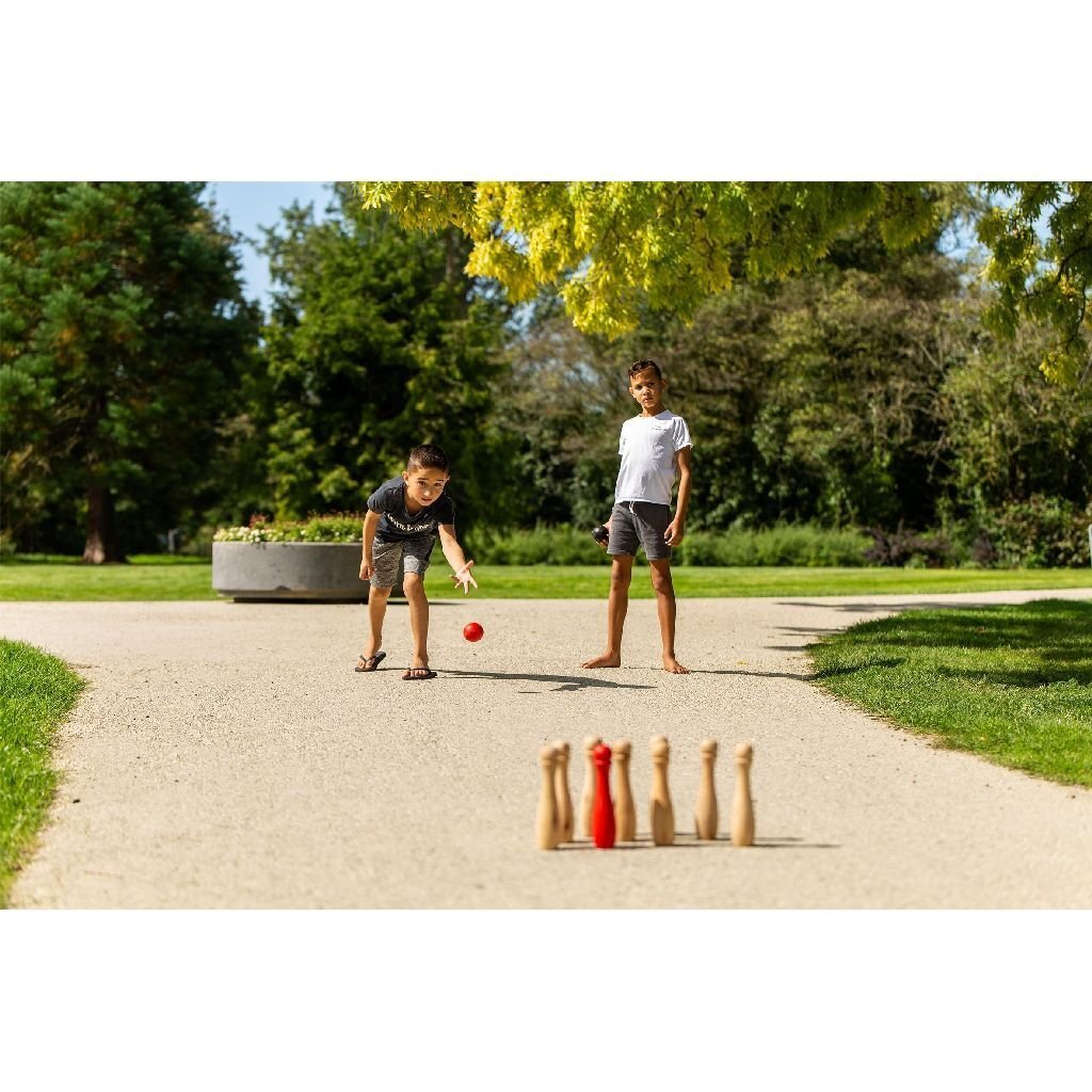 Outdoor Play Tuin Bowlen Hout - Afbeelding 4