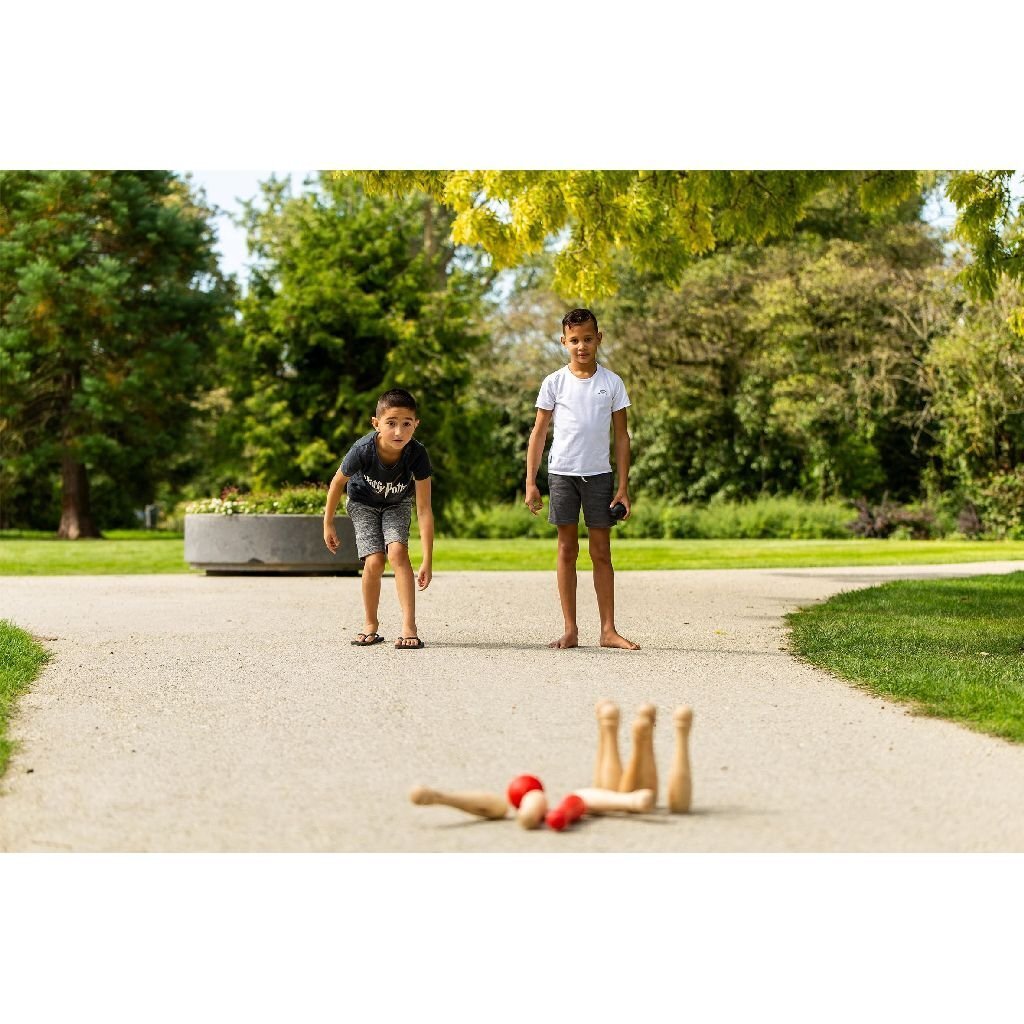 Outdoor Play Tuin Bowlen Hout - Afbeelding 5