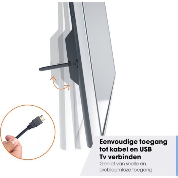 Vogel's TVM 3205 BL Vaste TV-Beugel voor Schermen van 19 tot 50 Inch Zwart - Afbeelding 3