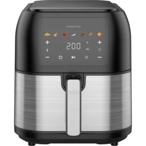 Inventum GF801HLDB Airfryer 8L 1700W Zwart/RVS