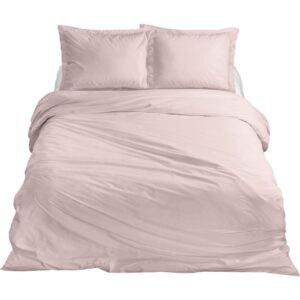 Ten Cate Katoen Satijnen Eenpersoons Dekbedovertrek 140x200/220 cm Blush Roze