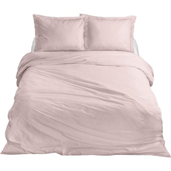 Ten Cate Katoen Satijnen Eenpersoons Dekbedovertrek 140x200/220 cm Blush Roze