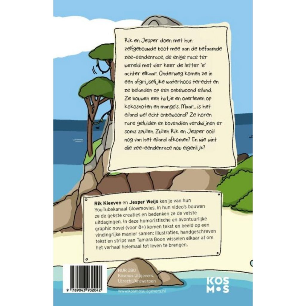 Boek Rik en Jesper Overleven op een Onbewoond Eiland - Afbeelding 2