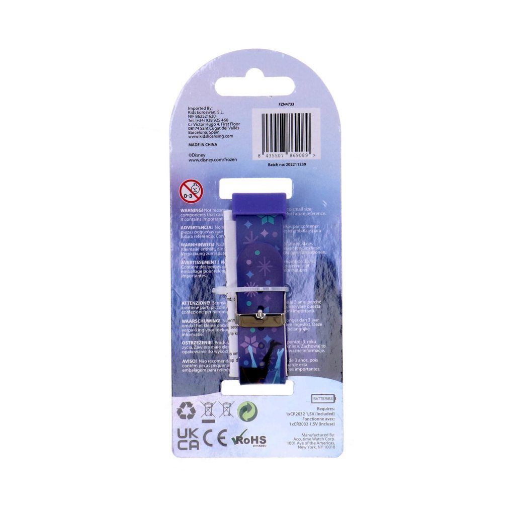 Disney Frozen LED Horloge Paars - Afbeelding 2