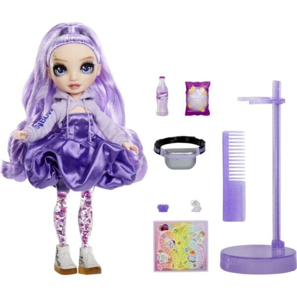 Rainbow High Sparkle & Shine Fashion Viola - Afbeelding 2