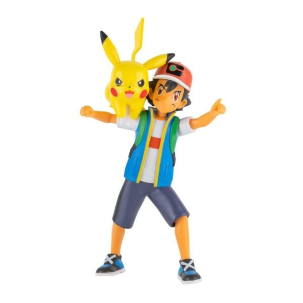 Pokémon Battle Figuren Ash en Pikachu - Afbeelding 2