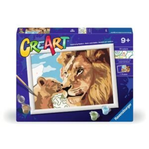 Ravensburger CreArt Schilderen op Nummer Leeuw met Baby