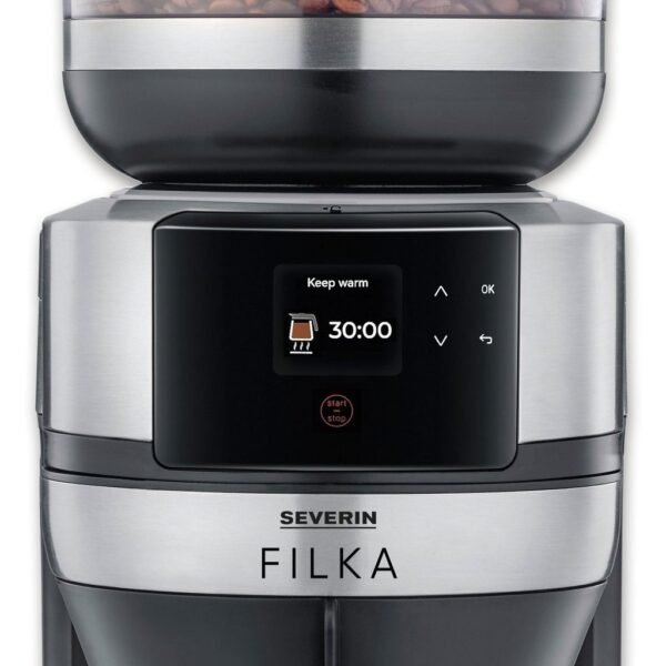 Severin KA4852 Filka Filter Koffiezetapparaat Zwart/RVS - Afbeelding 2