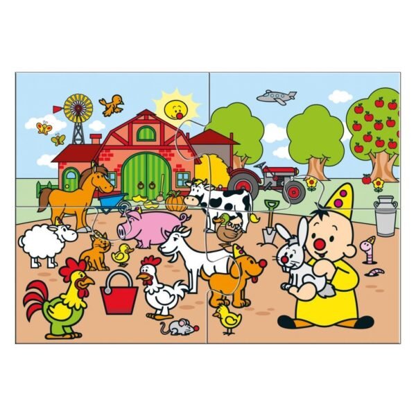 Bumba Puzzel Boerderijdieren 4 Stukjes - Afbeelding 2