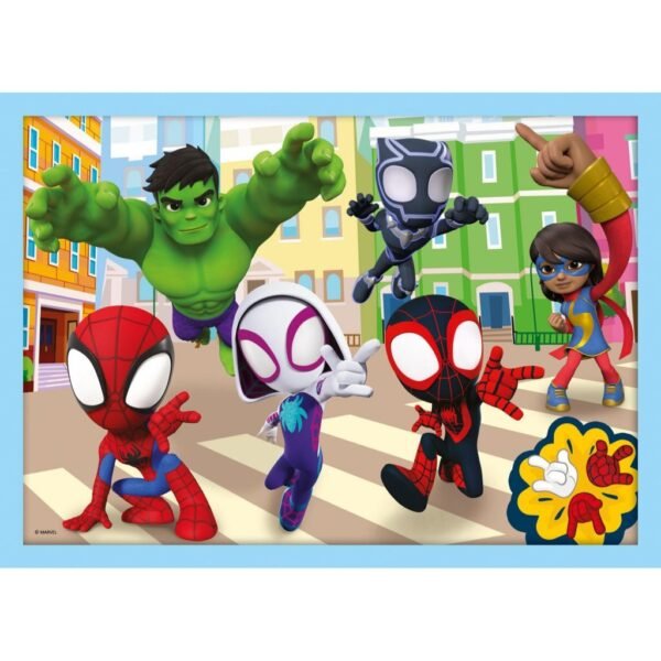 Trefl Spidey and Friends 4in1 Puzzel 12-24 Stukjes - Afbeelding 3