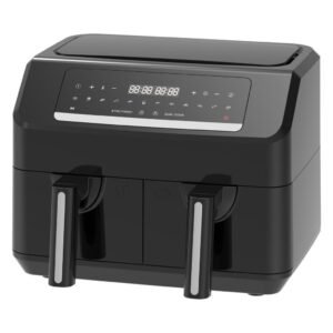 Emerio AF-130376.1 Dubbele Heteluchtfriteuse 2x3.6L 2400W Zwart