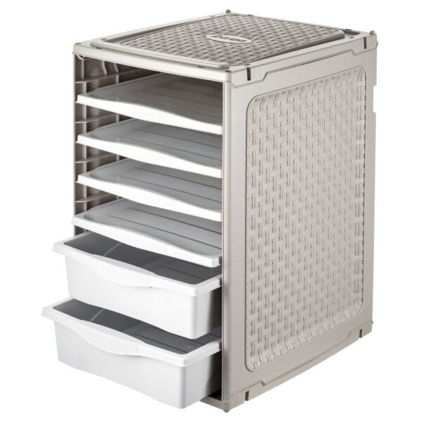 Bama Ri,ordino Opbergsysteem 34x41x53 cm Taupe/Wit - Afbeelding 2