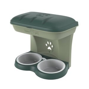 Bama Pet Hondenvoederbak 48x27x42 cm Groen