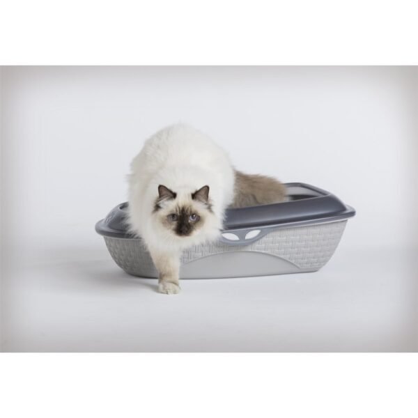 Bama Pet Sabbia Kattenbak 59.5x40.3x17.9 cm Grijs - Afbeelding 2