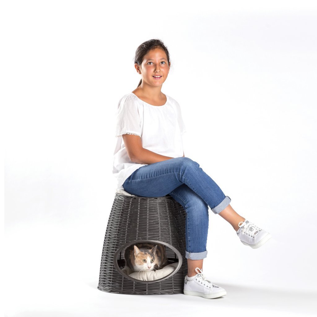 Bama Pet Pasha Dierenmand 52x50x46/55 cm Antraciet - Afbeelding 2