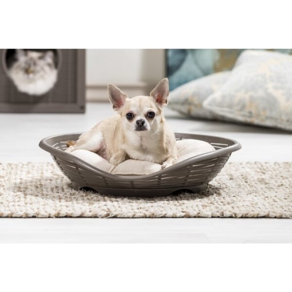 Bama Pet Pasha Mand 48x46x11 cm Taupe - Afbeelding 3