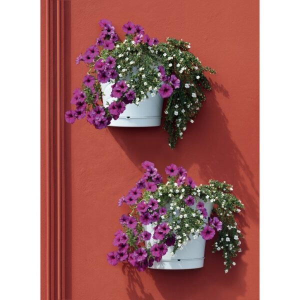 Bama Tulipano Bloempot 5L 34.5x19x30 cm 4 Stuks Wit - Afbeelding 5