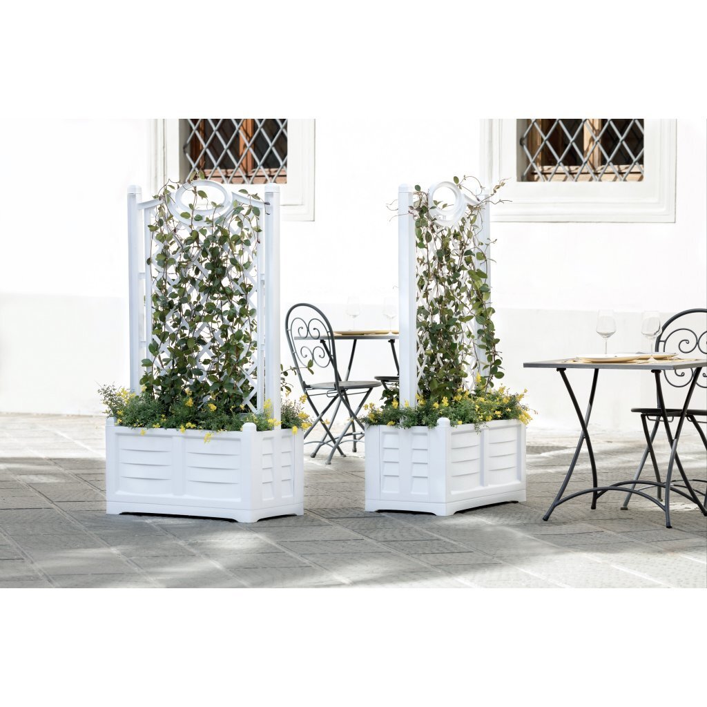 Bama Fioriera Separe Bloemenbak 80x42.5x150 cm Wit - Afbeelding 4